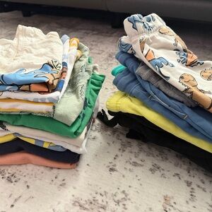 18 pc bundle Kids' tee shirts and Shorts Collection